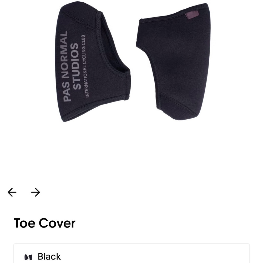 Pas Normal Studios Black Toe Cover